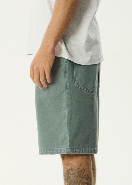 Lil C Denim Baggy Fit Short 22' - Washed Sycamore
