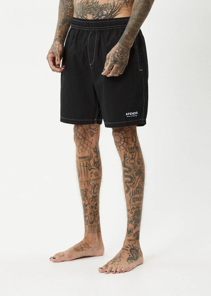 The Dopamine 18' Swim Short - Black Acid