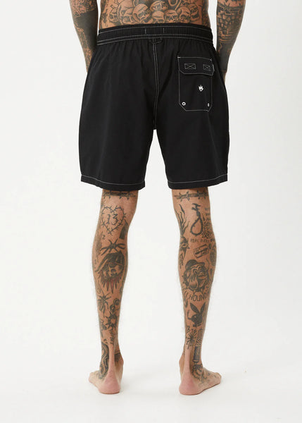 The Dopamine 18' Swim Short - Black Acid