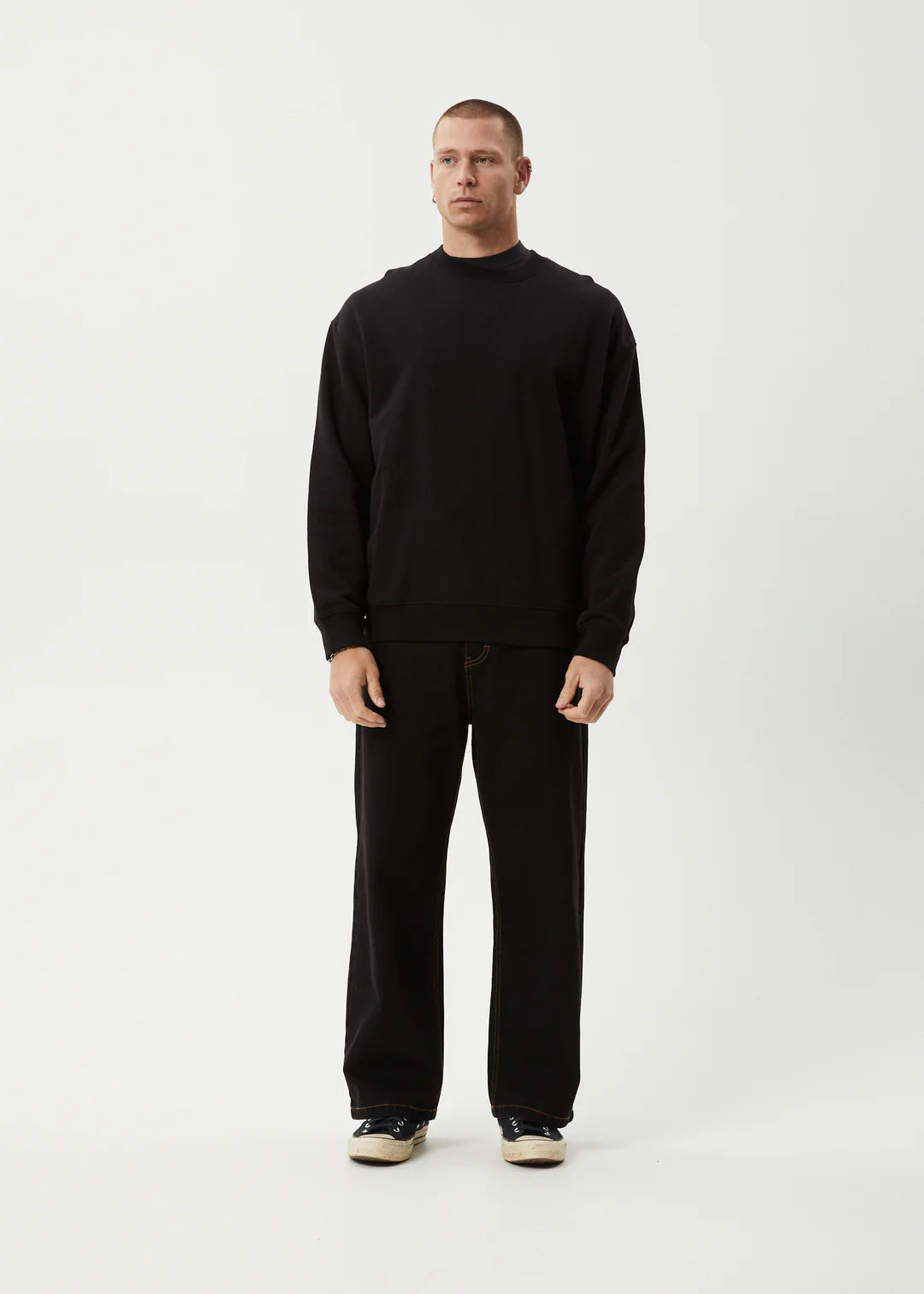 Genesis Recycled Crew Neck - Black
