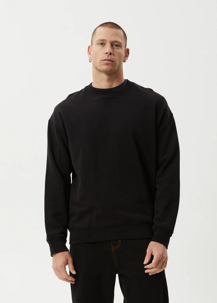 Genesis Recycled Crew Neck - Black