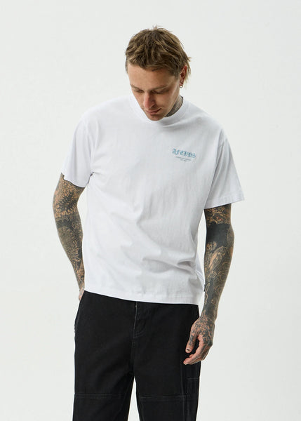HQ Recycled Box Fit Tee - White