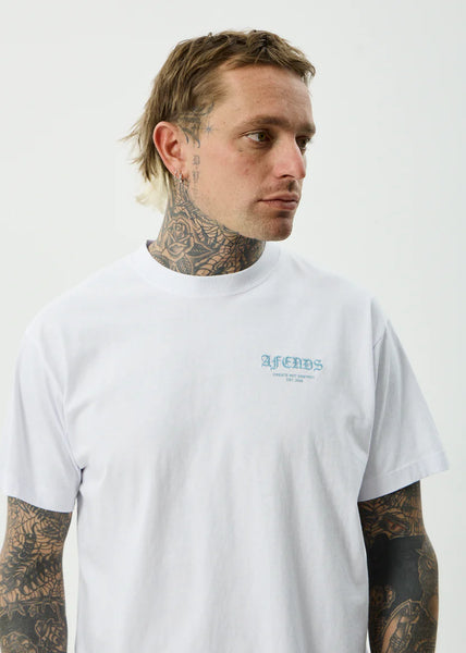 HQ Recycled Box Fit Tee - White