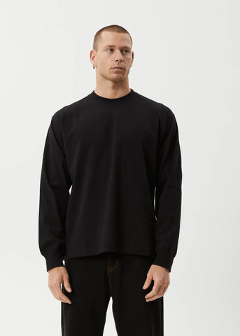 Genesis Recycled Boxy Long Sleeve - Black