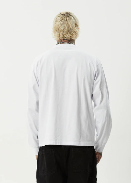 Genesis Recycled Boxy  Long Sleeve - White