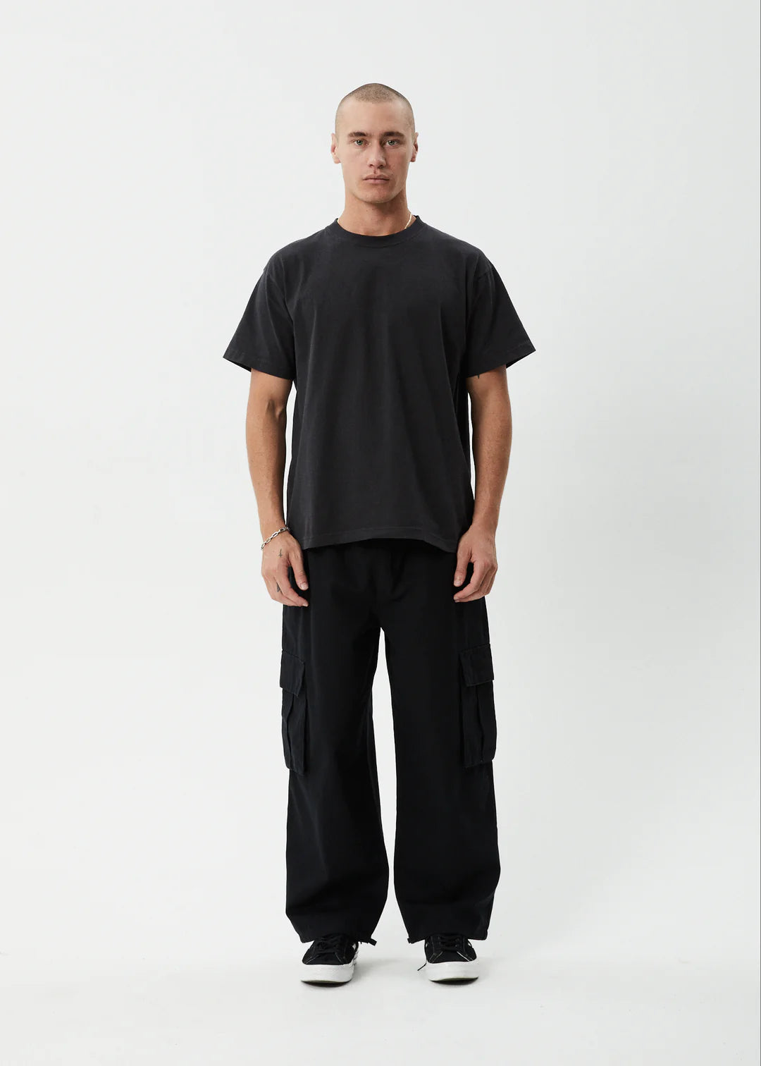 Atlas Canvas Cargo Pant - Black