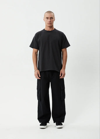 Atlas Canvas Cargo Pant - Black