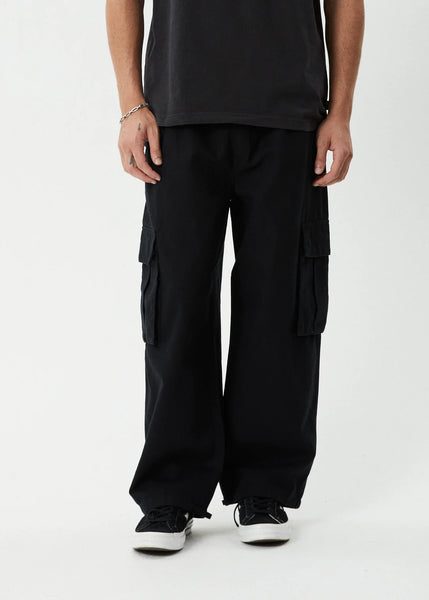 Atlas Canvas Cargo Pant - Black