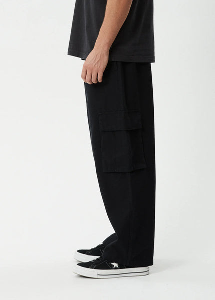 Atlas Canvas Cargo Pant - Black