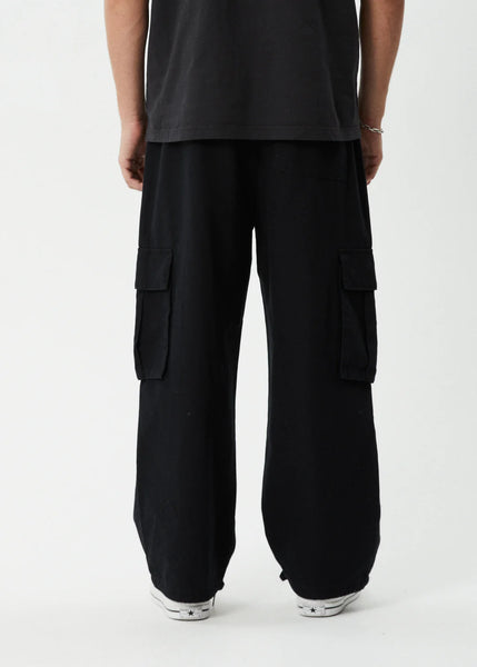Atlas Canvas Cargo Pant - Black