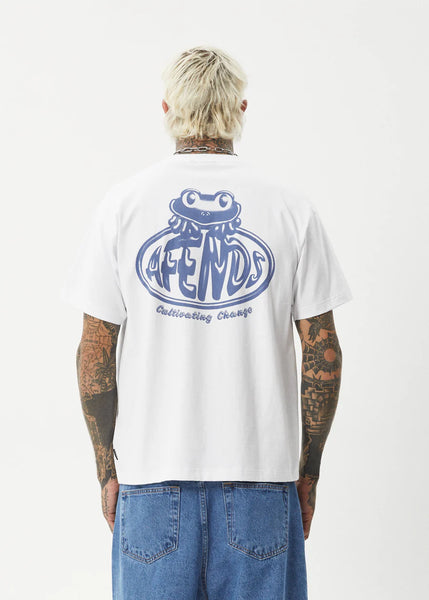 Frogga Boxy Tee - White