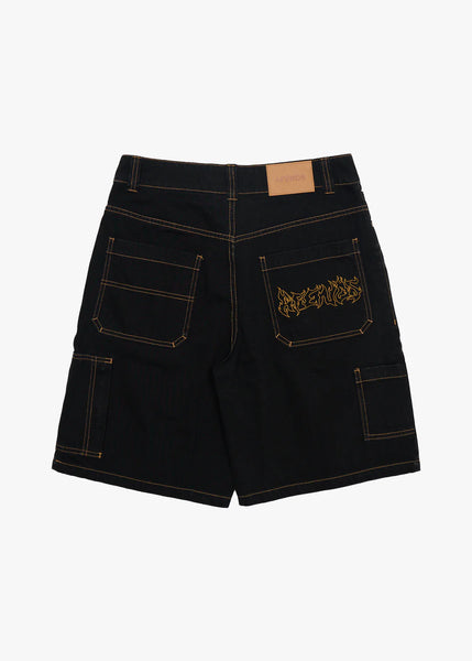 Scorched Harper Workwear Short - Washed Black