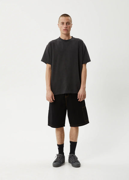 Scorched Harper Workwear Short - Washed Black