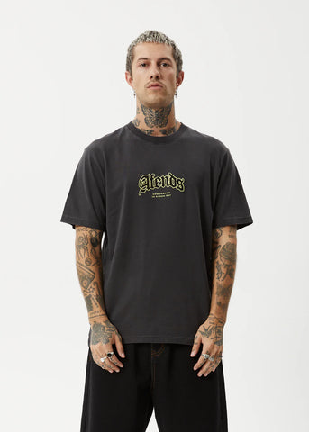 Home Retro Fit Tee - Stone Black