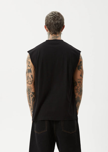 Home Sleeveless Tee - Black