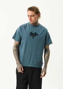 Bats Raglan Boxy Tee - Fuel