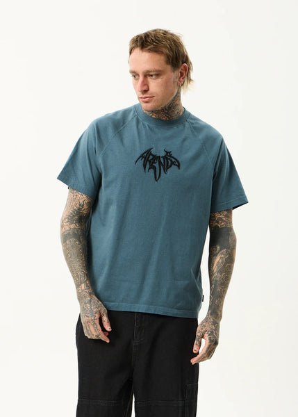 Bats Raglan Boxy Tee - Fuel