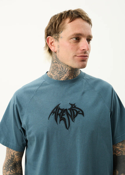 Bats Raglan Boxy Tee - Fuel