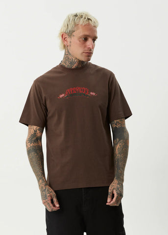 Ink Retro Tee - Coffee