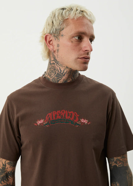 Ink Retro Tee - Coffee
