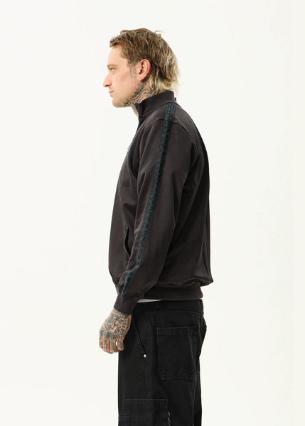 Spinal Track Zip Up Jacket - Black