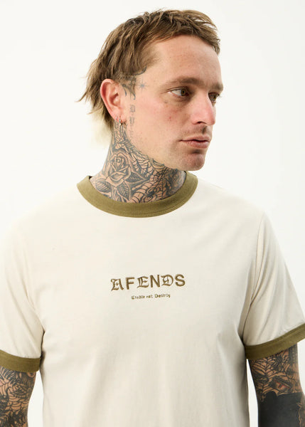 Mix Up Ringer Tee - Moonbeam
