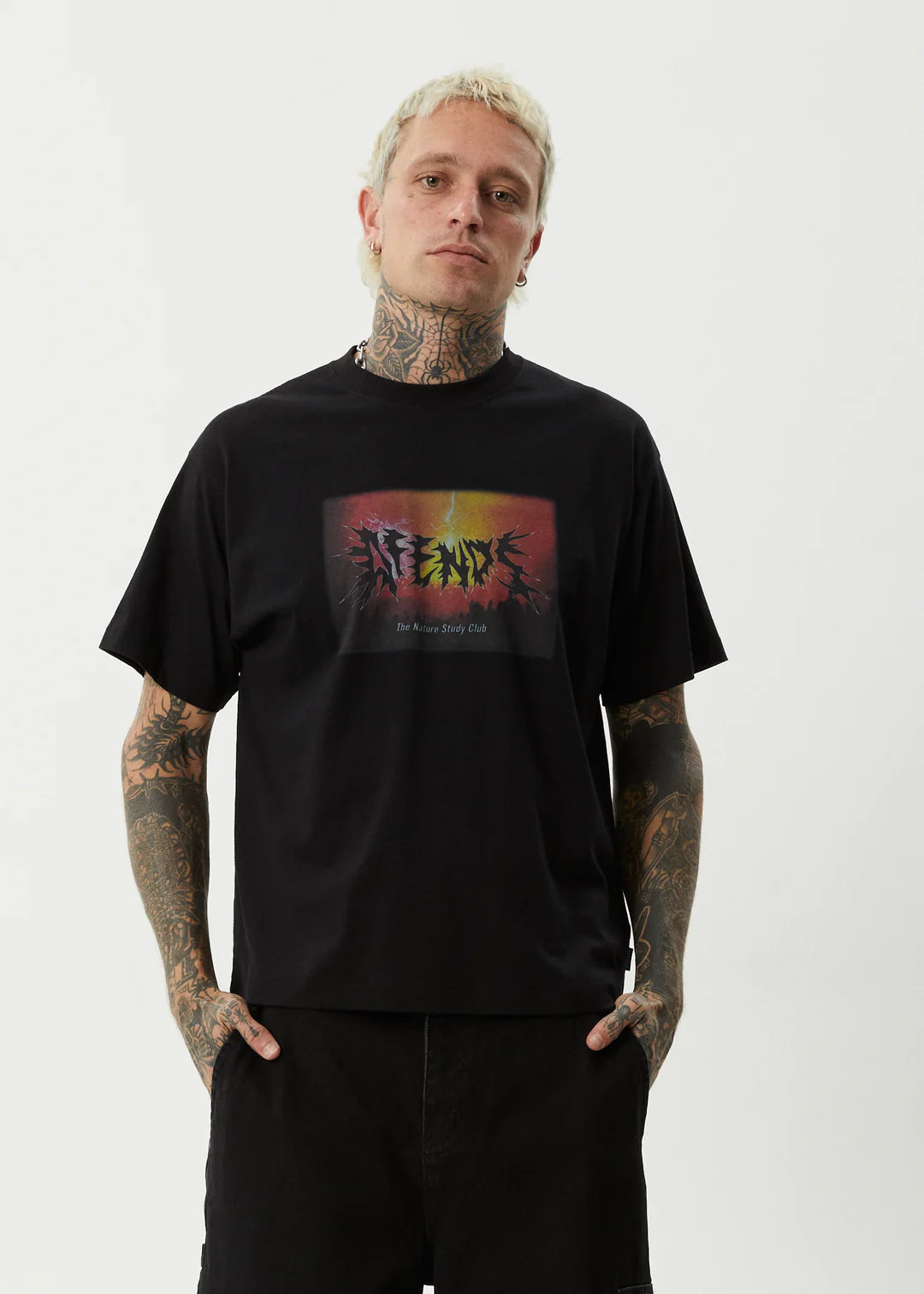 Study Club Boxy Tee - Black
