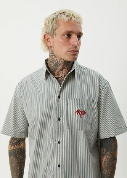 Bats Striped SS Shirt - Fuel