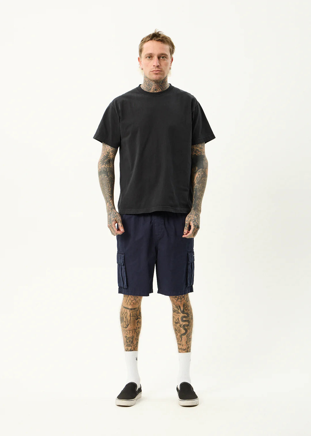 Overdie Oversized Cargo Shorts - Deep Sea
