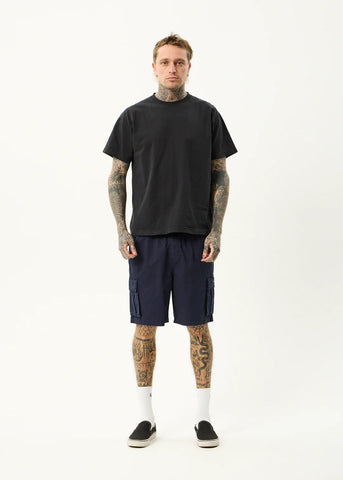 Overdie Oversized Cargo Shorts - Deep Sea