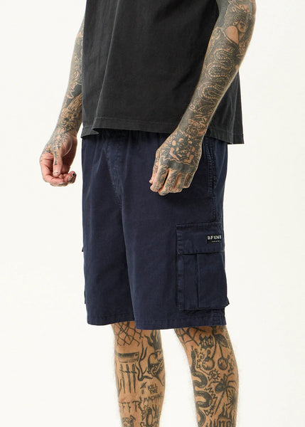 Overdie Oversized Cargo Shorts - Deep Sea