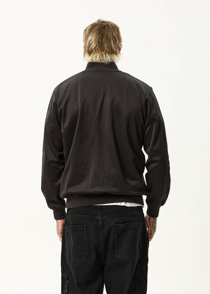 Spinal Track Zip Up Jacket - Black