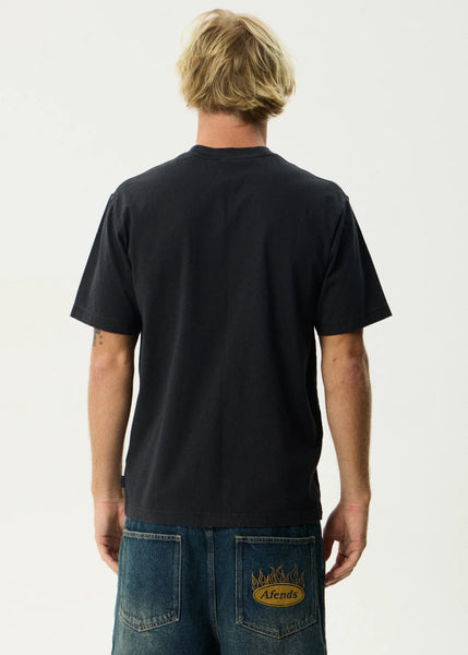 Painters Retro Tee - Stone Black