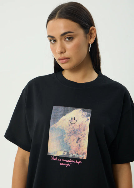 Too High Boxy Tee - Black