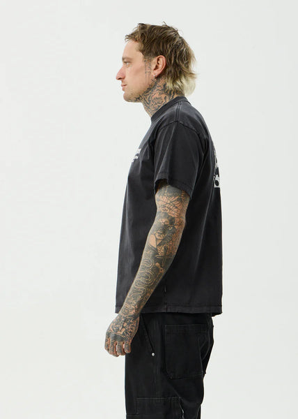 Heaven Heavyweight Boxy Tee - Stone Black