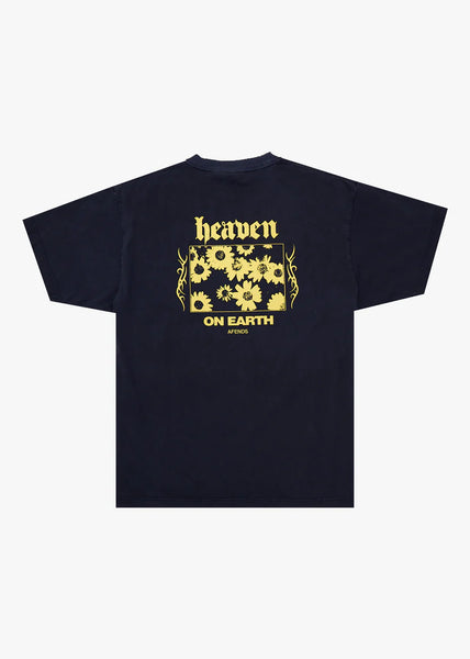 Heaven Heavyweight Boxy Tee - Deep Sea