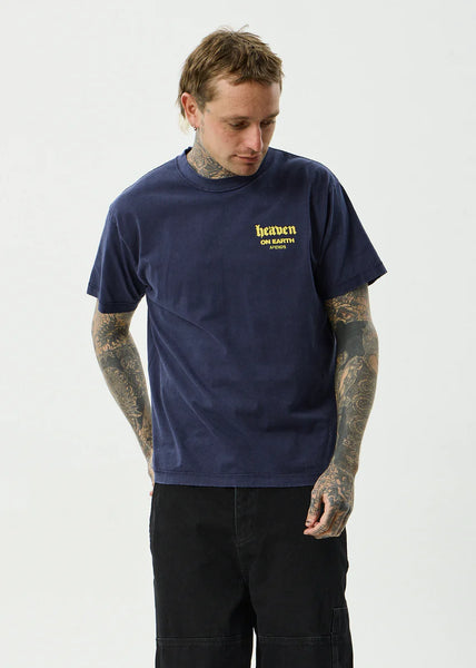 Heaven Heavyweight Boxy Tee - Deep Sea