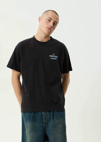 Sonoran Boxy Tee - Stone Black