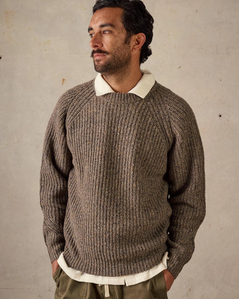 Fisherman Knit - Brown Multi