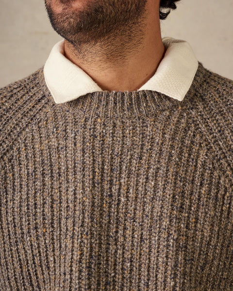 Fisherman Knit - Brown Multi