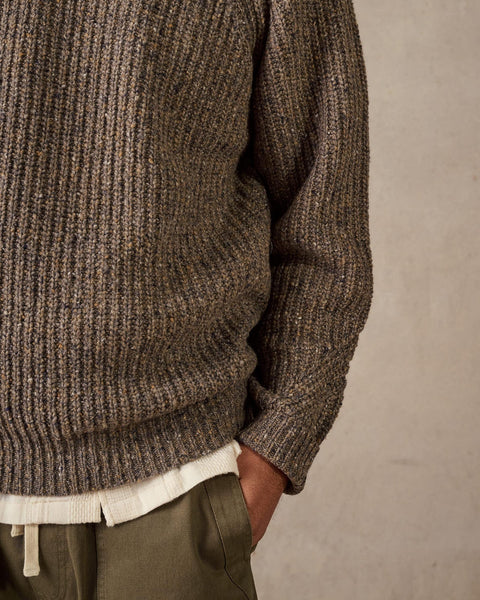 Fisherman Knit - Brown Multi