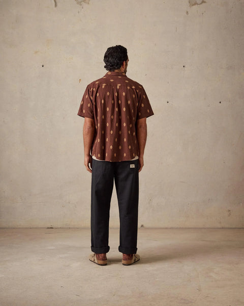 Button Up Shirt - Brown Multi