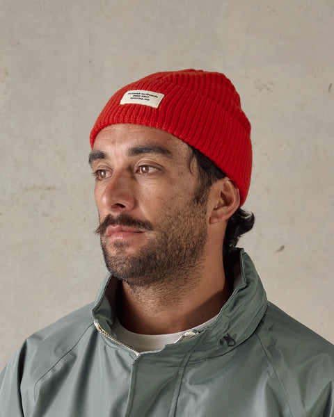 Fisherman Beanie - Red