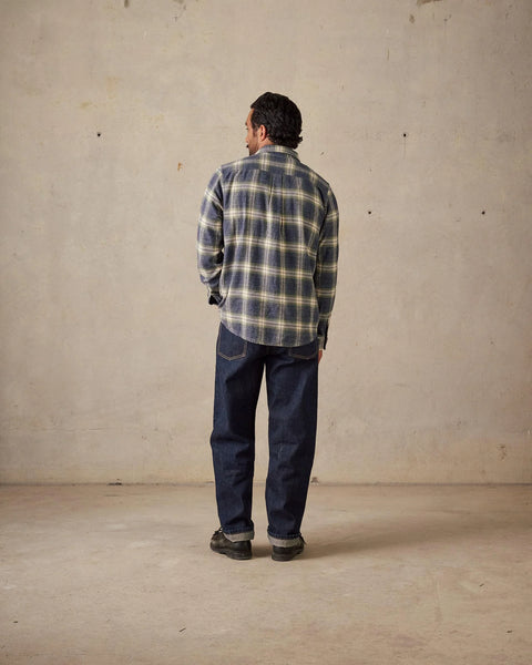 Twin Pocket Flannel Shirt - Blue Multi