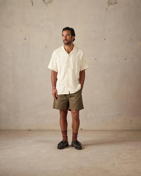 Holiday Collar Shirt - Chalk