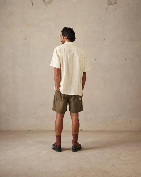 Holiday Collar Shirt - Chalk
