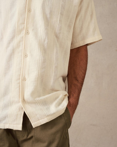 Holiday Collar Shirt - Chalk