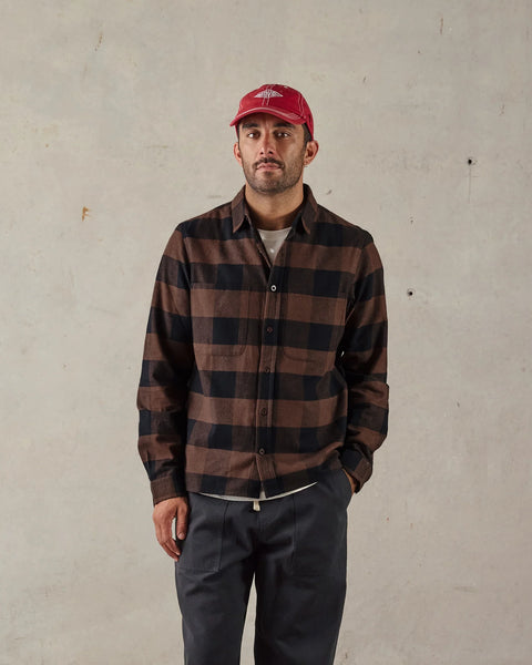 Bob's Flannel Shirt - Brown Multi