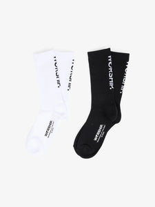 Core Socks Organic 2pk - White/Black