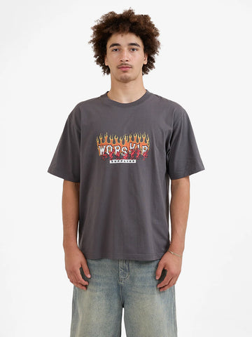 Hot Potato Tee - Worn Black